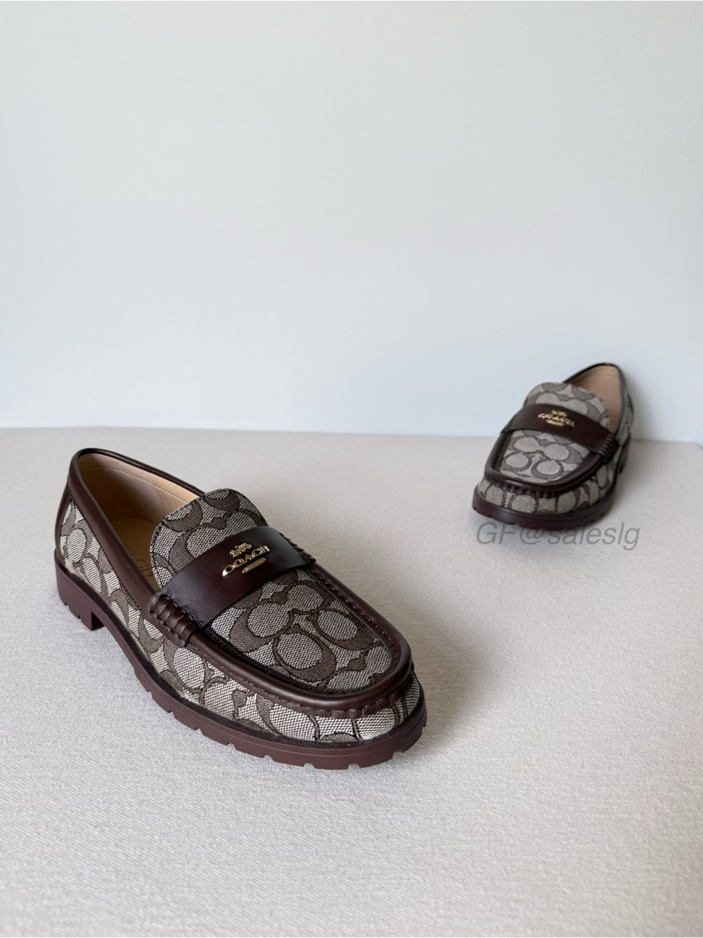NWT Coach Janie Loafer Maple CZ087 Size 7